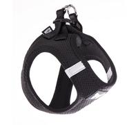 Martin Sellier Harnais Chien Mesh Haute qualité à répartition Uniforme Grand Confort Boucle Rapide Bandes réflechissantes (XS, Noir)