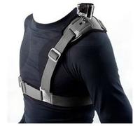 Harnais Epaule pour GOPRO Hero 7 Fixation Poitrine Sangle Reglable Sport Bandouliere (Noir)