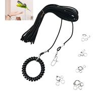 Harnais et Laisse Corde Volante d’Entraînement pour Perroquet et Petits Oiseaux 6 m