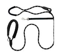 Harnais et Laisse pour Chien | Longe en Corde pour l'éducation du Chiot et la Course - Laisse de Dressage Anti-Traction,pour extérieur, randonnée, Parc, Sentier, Plage, Maison, Jardin,