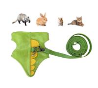 Harnais et laisse pour furet | Ensemble petit harnais et laisse réglables - Accessoires souples pour jeunes animaux chinchillas, promenades quotidiennes en plein air