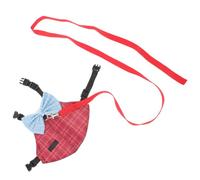 Harnais et Laisse pour Lapin, Tenue Gentleman Ajustable Rouge