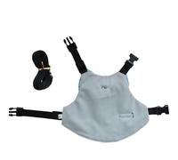 Harnais et laisse pour lapins - Accessoire de marche à pois - Harnais pour animal domestique - Pour promener en plein air - Laisse et