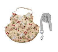 Harnais et laisses pour Lapins en Coton Faits à la Main, Utilisation Confortable pour Animaux de Compagnie, Marche en Plein air, Fournitures pour Animaux de Compagnie