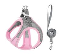 Harnais for Chat, Harnais Cat Explorer, Gilet Anti-Fuite en Maille Souple avec Bandes réfléchissantes, bandoulière for Gilet for Chat, Facile à Porter for la Marche et l'extérieur(I,L)