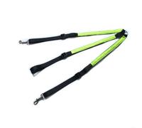 Harnais for Cheval avec Sangle, Collier, Plastron, équipement d'équitation sûr, Ceinture de Poitrine réglable avec lumière LED Visible la Nuit(Green)