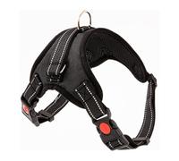 Harnais for Chien de Style Gilet en Tissu Oxford Respirant et réglable, Universel for Grands et Petits Chiens(Black,XL)