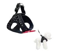 Harnais Gilet pour Petit Chien et Chat, Harnais Strass à Clés