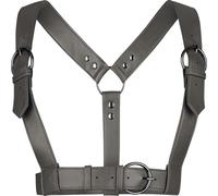 Harnais Gothic de KIHILIST by KILLSTAR - Desolate Spirit Harness (Grey) - pour Femme - gris 3XL-4XL