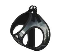 Harnais gothique pour chien avec clips pour chien Motif conte de fées Castle03