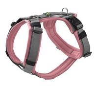 Harnais - HUNTER - Maldon Up - Taille M-L - Couleur vieux rose/gris - Réglable et réfléchissant