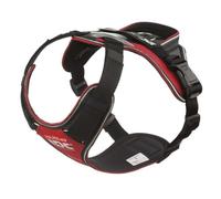 Harnais - Julius-K9 - IDC Longwalk - Rouge-Gris - Taille XS - Confort optimal pour chien
