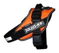 Harnais - Julius-K9 - IDC-POWER - Taille 0-M: 58-76 cm - Orange fluo - Confort supérieur