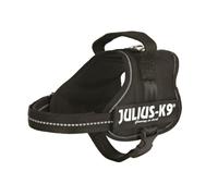 Harnais - Julius-K9 - Mini-Mini - 40-53 cm - Noir - Antiallergique et Réglable