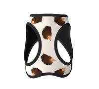 Harnais léger pour petit chien, harnais pour chien hérisson marron dessin animé