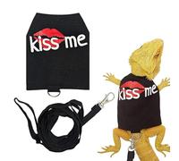 Harnais lézard en toile lumineuse, respirant, réglable, accessoires pour animaux de compagnie, harnais et laisse, pour camping, extérieur, nuit, voyage, transport, shopping, taxi, public