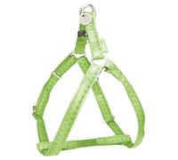 Harnais MAC LEATHER vert 15mm pour chien Zolux