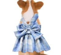 Harnais mignon pour petit chien - Harnais doux avec nœud papillon pour chien, gilet élégant et mignon pour un usage quotidien en plein air