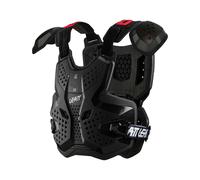 Harnais Moto LEATT 3.5 Pro Noir Rouge Certification CE