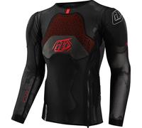 Troy Lee Designs Stage Ghost D3O Baselayer Chemise de protection à manches longues, noir, taille S pour homme