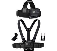 Harnais Poitrine Fixation Bandeau Compatible Avec Gopro Hero 13/12/11/10/9/8/ Akaso V50X Brave 7/ Gookam/Jadfezy/Dragon Touch/Apexcam/Wolfang Caméra D'Action Accessoires[GOP6250369]