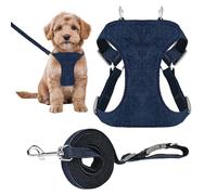 Harnais pour animaux de compagnie - Outil réglable à libération rapide, harnais pour promener les chiots et chiens de petite taille et moyenne utilisation en extérieur, jardin, patio, pelouse