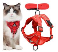 Harnais pour Chat Ajustable Respirant Doux Anti-Évasion | Harnais De Promenade Et Laisse Pour Chaton Doux Réglable Anti-Fugue Promenade pour Chatons et Chiens de Petite