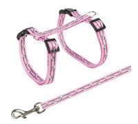 Harnais Chat Avec Laisse, Nylon, 27-46 Cm/10 Mm, 1,20 M - 4142 - Mon Animalerie G