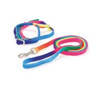 Kerbl Pet Harnais pour Chat Rainbow Multicolore, avec Laisse 120cm