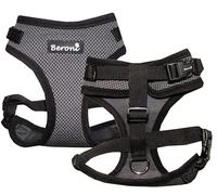 Harnais pour chat Easy Walking - 2.0 - Anti-éclatement - Réglable - Pas au-dessus de la tête - Bengal - Maine Coon - Petits et grands chats (gris, taille M)