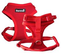 Harnais pour chat Easy Walking - 2.0 - Anti-éclatement - Réglable - Pas au-dessus de la tête - Bengal - Maine Coon - Petits et grands chats (rouge, M)