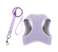 Harnais pour chat - Grille gaufrée, harnais de marche, adapté aux voyages | Gilet pour chat à visibilité améliorée, gilet souple réglable pour les voyages en intérieur et en extérieur, l'entraînement,