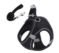 Harnais pour Chat, Harnais pour Chat avec Laisse Enrouleur, Anti-éclatement Harnai Et Laisse Chats Rétractables Kit, Collier Et Laisses Pours Chats Refléchissant Attache Dessus Gilet Respirant