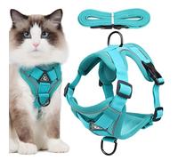 Harnais pour Chat, Harnais pour Chat | Harnais de Gilet pour Respirant | et Laisse de Poitrine pour, Harnais de Gilet réglable pour Chaton, pour Animaux de Compagnie