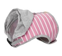 Harnais pour Chat Rose XS, Coton Oxford, Marche et Jogging | Boucle à Dégagement Rapide, Crochet Dorsal, Ensemble Laisse, pour Entraînement et Sorties