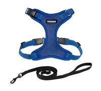 Best Pet Supplies Voyager Step-in Lock Ensemble harnais pour chien avec laisse réfléchissante et poignée en néoprène, 1,5 m, pour chats de petite, moyenne et grande race, bleu roi, taille XS