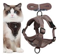 Harnais pour chats résistant aux évasions, harnais pour chats - Plomb pour chats résistant - Harnais anti-fuite facile à contrôler, harnais réfléchissant pour chats et laisse pour marcher en plein air