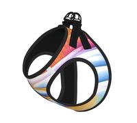 Harnais pour chien « A Small River in The Forest » - Avec sangles réfléchissantes et boucles à dégagement rapide - Convient aux petits chats et chiens