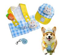 Harnais pour Chien | Accessoire canin réglable | Ensemble Harnais Gilet pour Chien Et Laisse De Traction,Chiot Petit Moyen Grand Promenades Quotidiennes Activités Courses