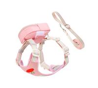 Harnais pour chien, accessoire réfléchissant pour animaux avec sac à charnière, harnais anti-déchirure avec ensemble de lanière | pour petits chiens moyens grands et chiots promenades quotidiennes en