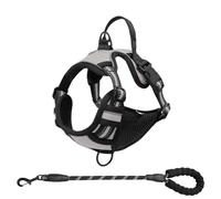 Harnais pour Chien | Accessoires Traction Réfléchissants Chiot - Harnais De Promenade pour Chiot | pour Marches Quotidiennes Course Randonnée Camping Entraînement Aventures Extérieures Voyage en
