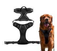 Harnais pour Chien Anti-évasion | Harnais pour Animaux de Compagnie sans Traction | réfléchissant pour Animaux de Compagnie, sans Traction, sans, avec 2 Clips de Laisse, pour Chiens, Chiots