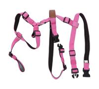 Harnais pour Chien Anti Traction avec Poignée, Polyester, Réglable | Dégagement Rapide, Pression Répartie, pour Chiot et Chien Adulte, Tour de Cou 38-64cm, Buste 49-71cm