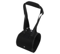 Harnais pour Chien Auxiliaire Réfléchissant Noir, Réglable, Poignée | Nylon, Maille et Éponge, pour Chiens Moyens et Grands, Usage Extérieur