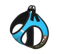 Harnais pour chien avec deux jolis papillons - Équipé de sangles réfléchissantes et de boucles à dégagement rapide - Convient pour les petits chats et chiens