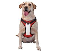 Harnais pour chien avec drapeau suisse - Équipé de bandes réfléchissantes et de boucles à dégagement rapide - Convient à tous les types de chiens