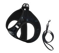 Harnais pour chien avec imprimé crâne gothique - Réglable - Avec clips de laisse - Harnais d'entraînement pour animal domestique