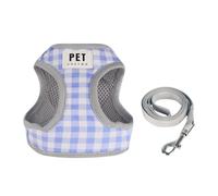 Harnais pour chien avec laisse rétractable - Laisse avec gilet, harnais réglable pour animaux de compagnie - Appareil d'entraînement extérieur en polyester - Design simple - Chien