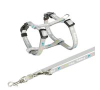 Harnais pour chien avec laisse Trixie Gris M/L