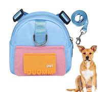 Harnais pour chien avec sac à dos, sac à dos pour chien, Sac d'école pour chiot Double D Design, tissu sergé imperméable pour Samoyède, Golden Retriever Tioheam